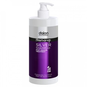 Dalon Hairmony Silver Shampoo SLS/SLES free Post Keratin Treatment, Σαμπουάν για την Εξουδετέρωση των Ανεπιθύμητων Κίτρινων Τόνων Χωρίς Θειϊκά Άλατα Ιδανικό για Μετά από θεραπεία Κερατίνης, 1lt