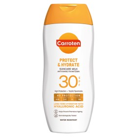 Carroten Protect & Hydrate Suncare Milk SPF30, Αντηλιακό Γαλάκτωμα Σώματος 200ml