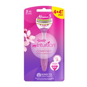 Wilkinson 4+4 myIntuition Comfort X3 Cherry Blossom, Ξυραφάκια, 8τμχ