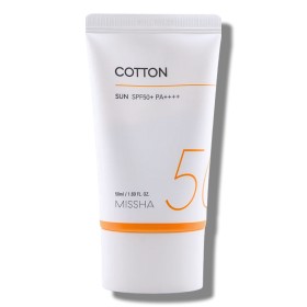 Missha All Around Safe Block Cotton Sun SPF50+ PA++++, Αντηλιακή Κρέμα Προσώπου 50ml