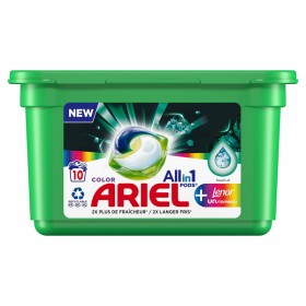 Ariel ALL in 1 Pods Color Touch Of Lenor, Κάψουλες Πλυντηρίου Ρούχων, 10τμχ