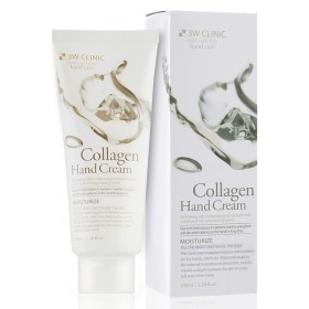 3W Clinic Collagen Hand Cream, Ενυδατική Κρέμα Χεριών με Θαλασσινό Κολλαγόνο για Ξηρά & Ταλαιπωρημένα Χέρια, 100ml