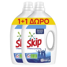 Skip Deep Clean, Υγρό Απορρυπαντικό Πλυντηρίου Ρούχων (2x4,25lt) 2x85 μεζούρες 1+1 ΔΩΡΟ