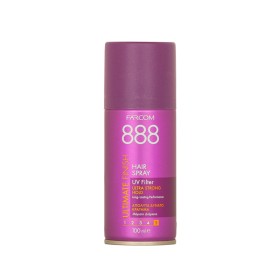 Farcom 888 Ultra Strong Hold Hairspray, Λακ για Πολύ Δυνατό Κράτημα στα Μαλλιά, 100ml