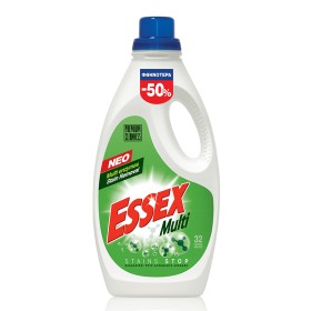 Essex Multi Stains Stop, Υγρό Πλυντηρίου Ρούχων, 32 μεζούρες 1,6lt