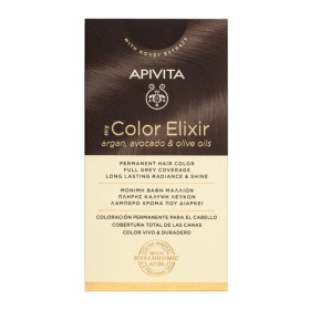 Apivita My Color Elixir Hair Kit, Μόνιμη Βαφή Μαλλιών ΧΩΡΙΣ ΑΜΜΩΝΙΑ - Ξανθό Σαντρέ Μελί 7.13 50ml