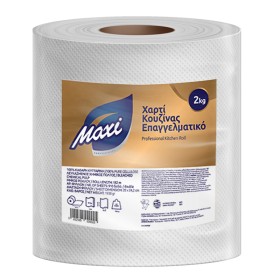 Maxi Professional, Χαρτί Κουζίνας 3φυλλο 2kg, 1τμχ