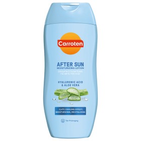 Carroten After Sun Moisturizing Lotion, Ενυδατικό Γαλάκτωμα Σώματος για Μετά τον Ήλιο με Υαλουρονικό Οξύ & Αλόη, 200ml