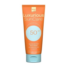 Luxurious Sun Care Body Cream SPF50, Αντηλιακή Kρέμα Σώματος με Υαλουρονικό οξύ & βιταμίνη Ε, 200ml