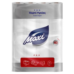 Maxi Pro, Χαρτί Υγείας 2φυλλο 65γρ, 40τμχ