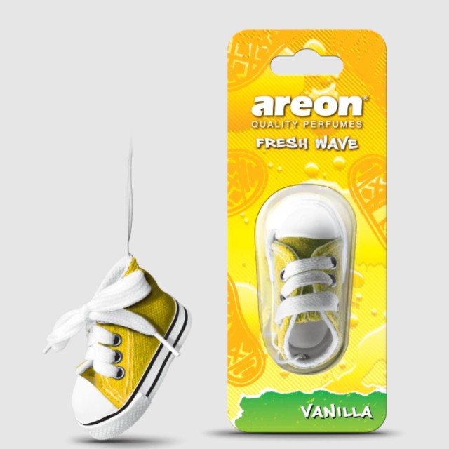 Areon Fresh Wave Vanilla, Aρωματικό Αυτοκινήτου, Βανίλια