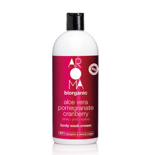 Aroma Bio Papaya, Aloe vera, Pomegranate & Cranberry Body Wash, Αφρόλουτρο 750ml