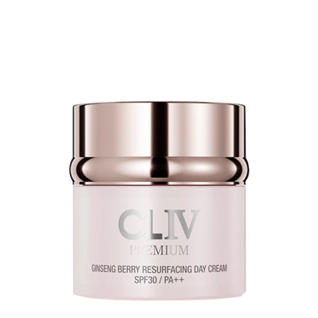 CLIV Ginseng Berry Resufacing Day Cream SPF30 PA++, Κρέμα Προσώπου Ημέρας Με Τζίνσενγκ Για Ενυδάτωση & Αντιηλιακή Προστασία, 50ml