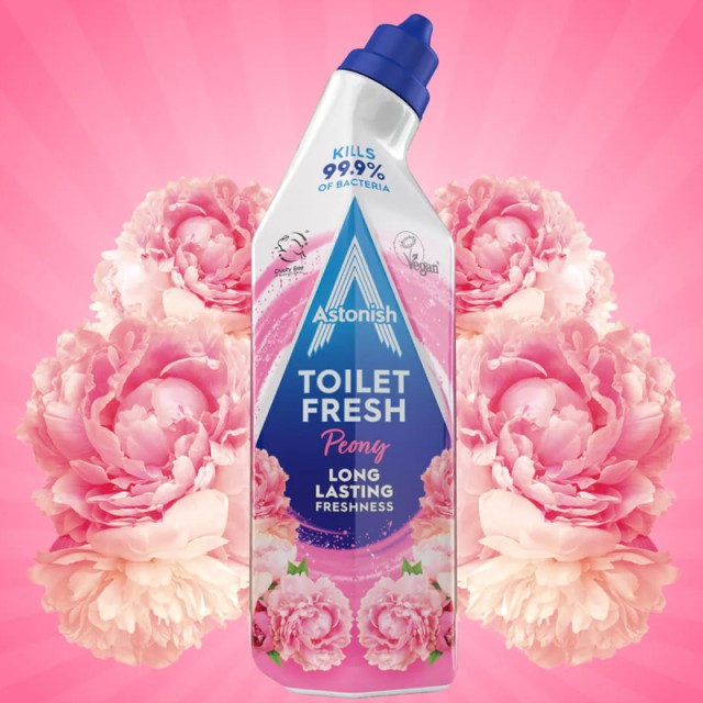 Astonish Toilet Fresh Gel Peony, 750ml