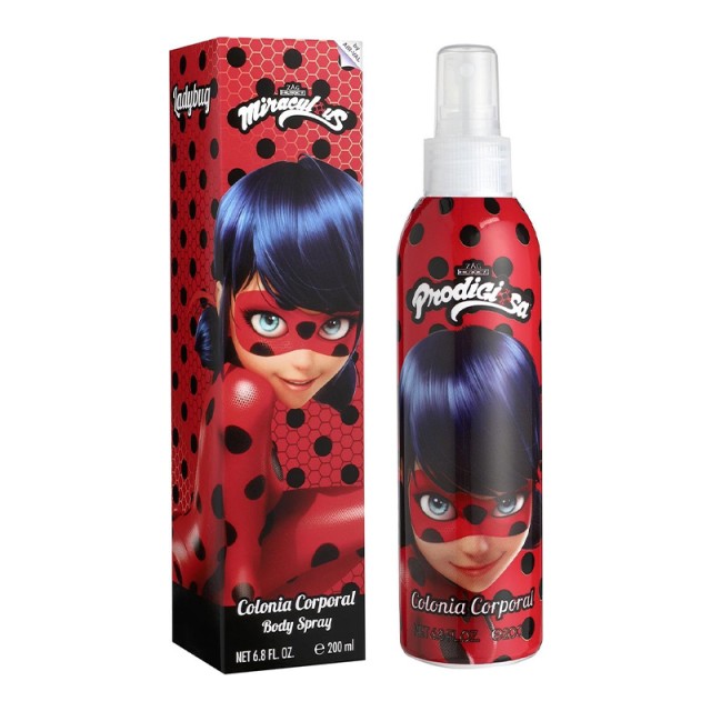 Air Val Miraculous Lady Bug Body Spray, Παιδικό Σπρέι Σώματος, 200ml