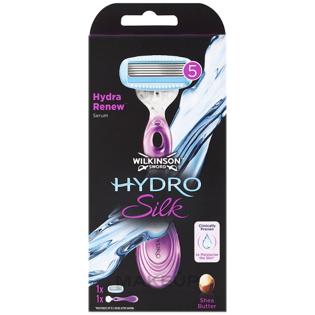 Wilkinson Sword Hydro Silk , Ξυραφάκι με μίαAντικαταστάσιμη Kεφαλή, 1τμχ