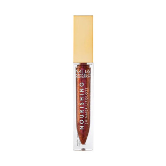 MUA Nourishing Shimmer Lipgloss Cyber, Lipgloss Με Πεπτίδια, Ροδέλαιο, Βιταμίνη Ε και Λάδι Jojoba Για Θρέψη & Ενυδάτωση, 7gr