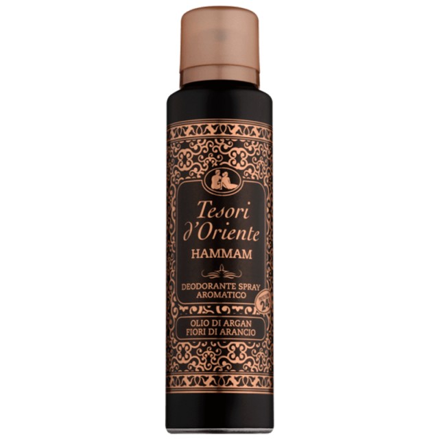 Tesori d’Oriente Hammam Deodorant Spray, Αποσμητικό Σπρέι, 150ml