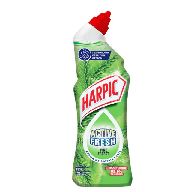 Harpic Active Cleaning Gel, Υγρό Καθαριστικό Λεκάνης Πεύκο, 750ml