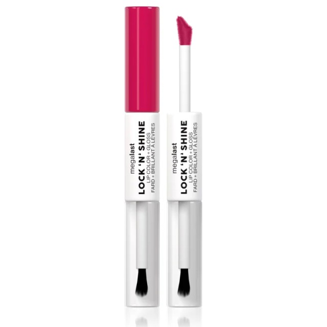 Wet n Wild Megalast Lock n Shine Lip Color & Gloss LA Pink, 8ml