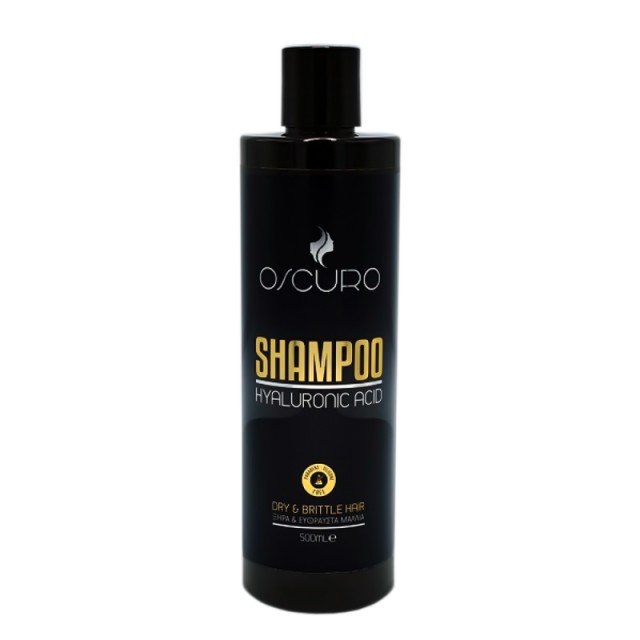 Oscuro Shampoo Hyalouronic, Σαμπουάν με Υαλουρονικό Οξύ & Κερατίνη για Ξηρά, Ταλαιπωρημένα & Θαμπά Μαλλιά, 500ml