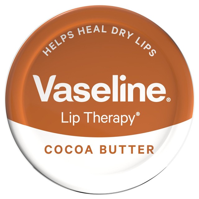 Vaseline Lip Therapy Cocoa Butter Petroleum Jelly,  20gr