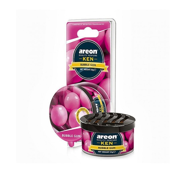 Areon Ken Car Perfume Bubble Gum, Αρωματικό Αυτοκινήτου Kονσέρβα, 35g