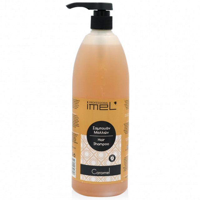 Imel Shampoo Caramel, Σαμπουάν με  Άρωμα Καραμέλα για Καθημερινή Χρήση με PH 5.5, 1000ml