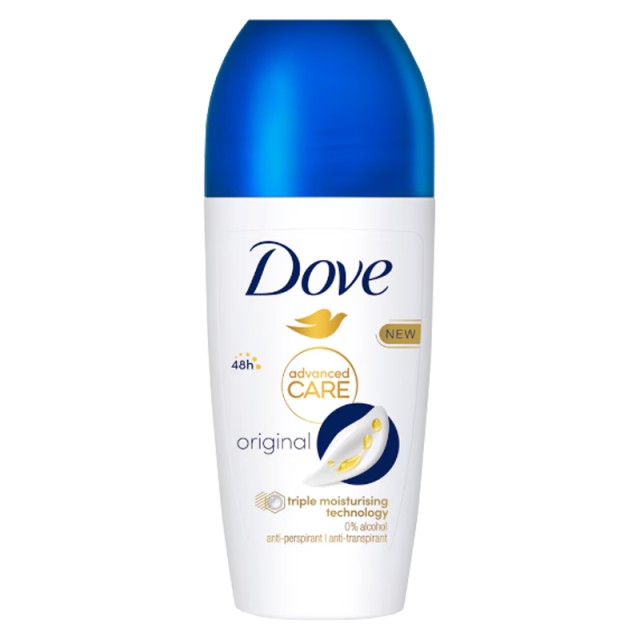 Dove Advanced Care Original, Αποσμητικό Roll-On, 50ml