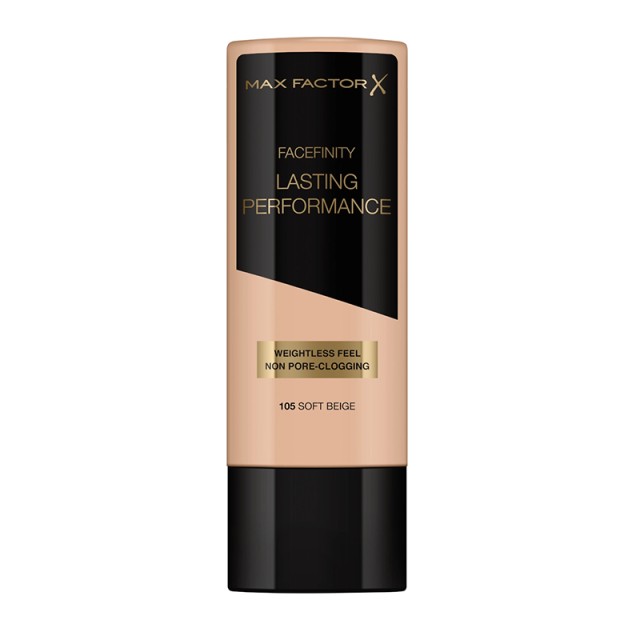 Max Factor No105 Make Up Lasting Performance Foundation, Soft Beige, 35ml