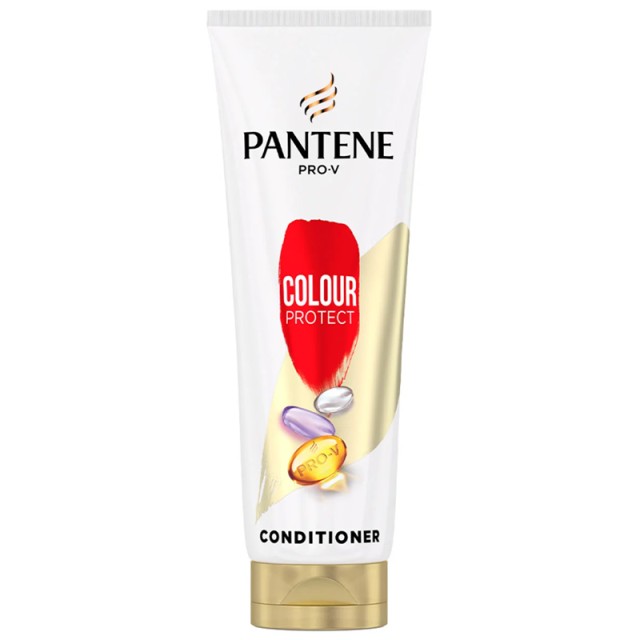 Pantene Pro-V Conditioner Balsam Colour Protect, Μαλακτική Κρέμα Μαλλιών Προστασία Χρώματος, Για Βαμμένα Μαλλιά & Μαλλιά με Ανταύγειες, 220ml