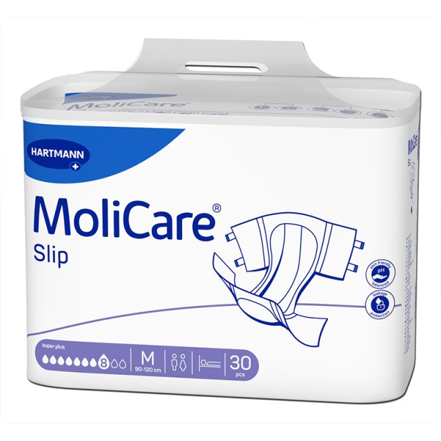 Hartmann Molicare Slip Super Plus 8 Drops, Πάνες Ακράτειας Ενηλίκων, Medium, 30τμχ