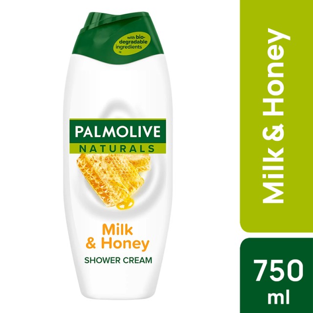 Palmolive Naturals Milk & Honey, Αφρόλουτρο, 750ml