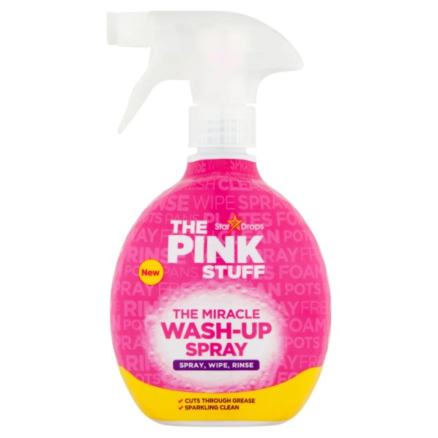 The Pink Stuff The Miracle Wash Up, Καθαριστικό Spray Πιάτων, 500ml