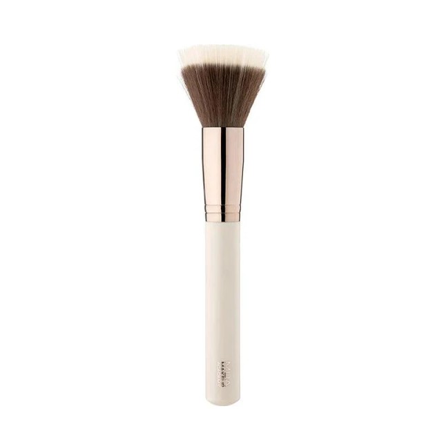 MUA Duo Fibre Face Brush With Holo Box, Πινέλο Εφαρμογής Υγρού Foundation & Προϊόντων με Κρεμώδη Υφή.