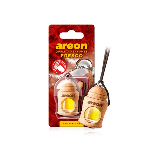 Areon Fresco Coconut, Κρεμαστό Αρωματικό Αυτοκινήτου, 4ml