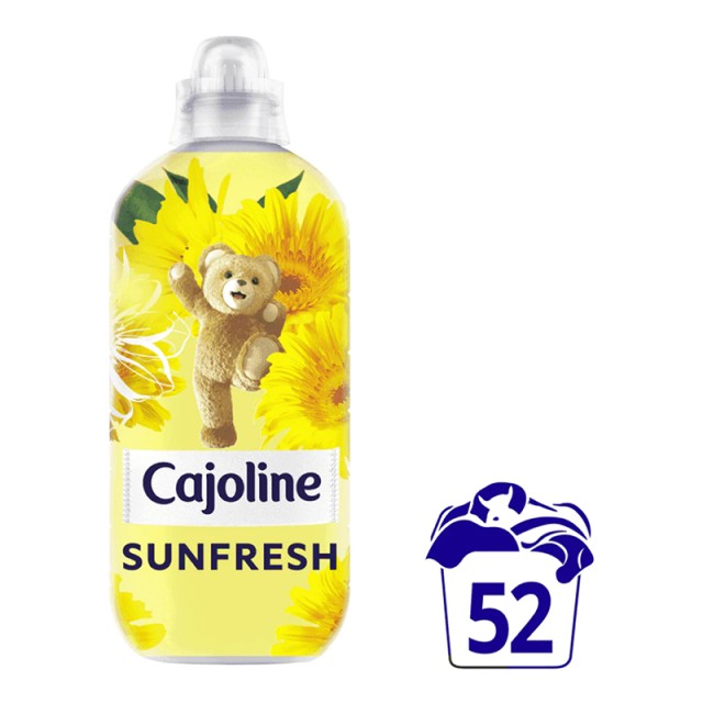 Cajoline Sunfresh, Συμπυκνωμένο Μαλακτικό Ρούχων, 52 μεζούρες, 1096ml