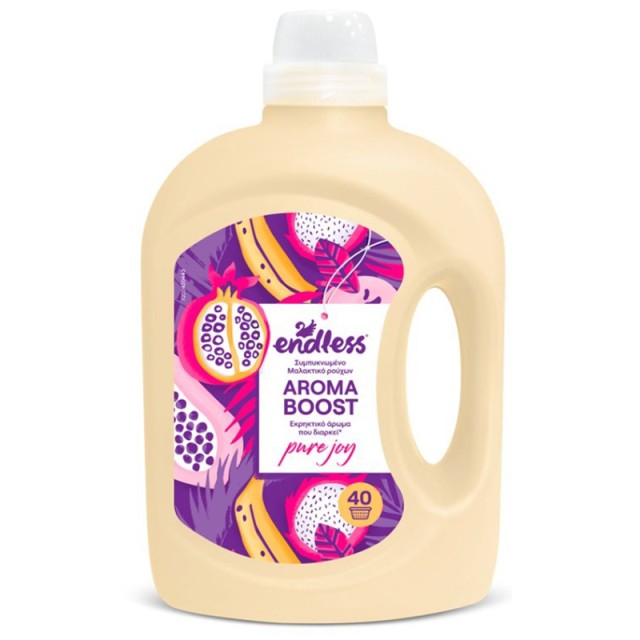 Endless Aroma Boost, Fabric Softener Concetrated Pure Joy, Συμπυκνωμένο Μαλακτικό Ρούχων, 2lt