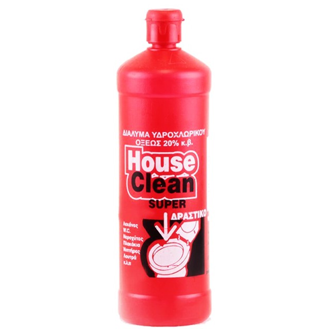 House CLean Διάλυμα Υδροχλωρικού Οξέως 20%, 480ml