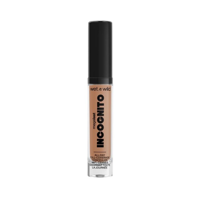 Wet n Wild Megalast Incognito All-day Liquid Concealer Light Medium & Small Concealer Brush, 5.5ml