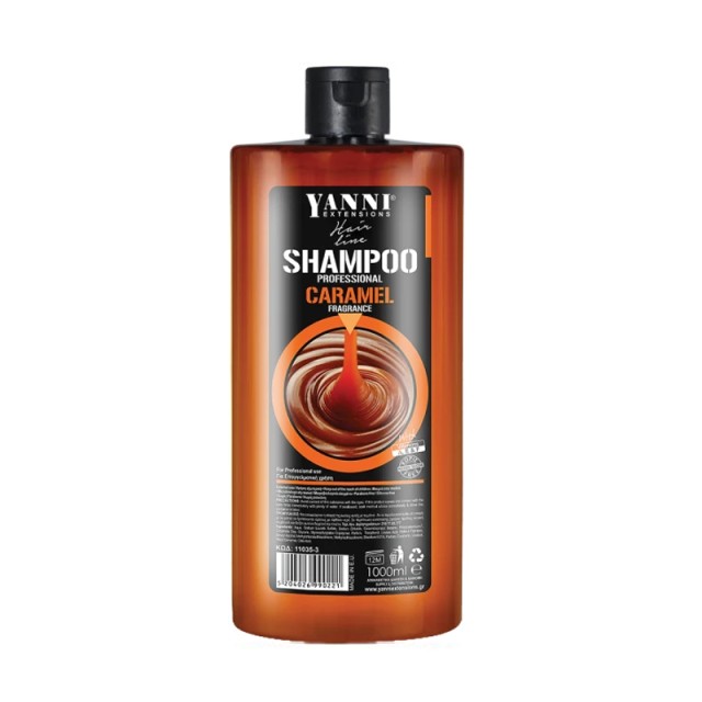 Evialia Shampoo Caramel, Σαμπουάν Καραμέλα  Με Βιταμίνες A,E Και F, 1lt