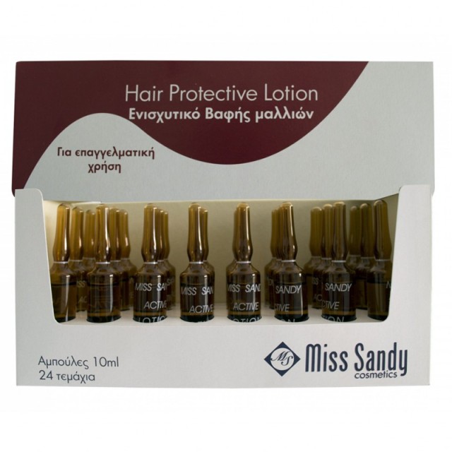 Miss Sandy Active Lotion, Αμπούλες Ενισχυτικές Βαφής, 10ml, 1τεμ.