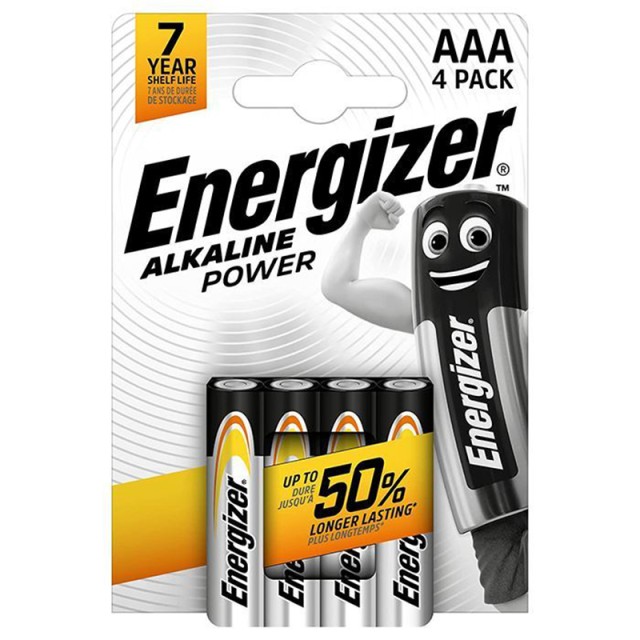 Energizer AA-LR6 Αλκαλικές Μπαταρίες Τάσης 1,5 Volt, 4τεμ.