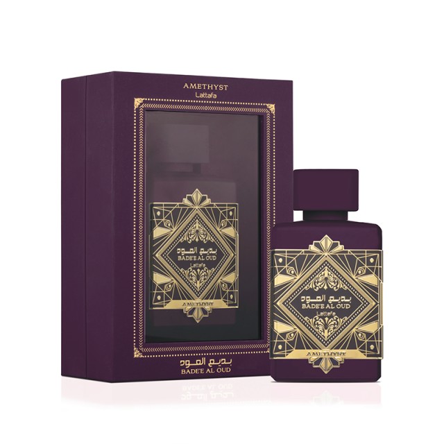 Lattafa Unisex  Badee Al Oud Amethyst Eau De Parfum Spray, Άρωμα για Άνδρες & Γυναίκες, 100ml