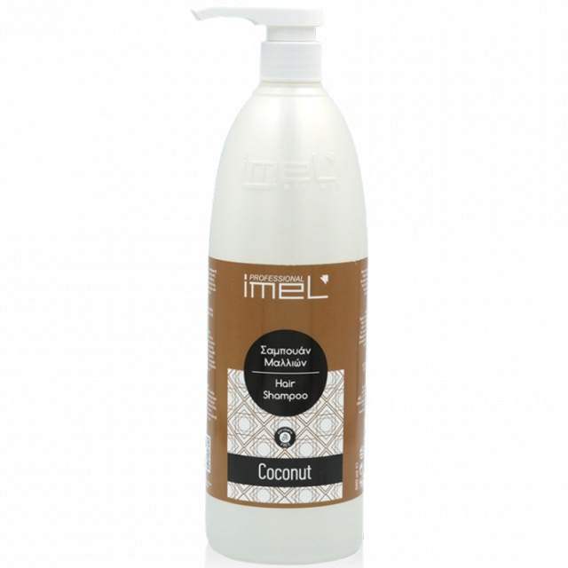 Imel Shampoo Coconut, Σαμπουάν με  Άρωμα Καρύδα για Καθημερινή Χρήση με PH 5.5, 1000ml