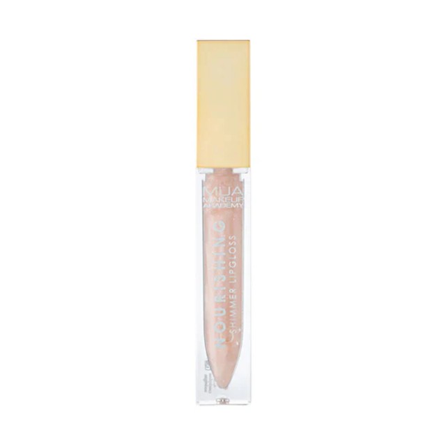 MUA Nourishing Shimmer Lipgloss Hologlo, Lipgloss Με Πεπτίδια, Ροδέλαιο, Βιταμίνη Ε και Λάδι Jojoba Για Θρέψη & Ενυδάτωση, 7gr