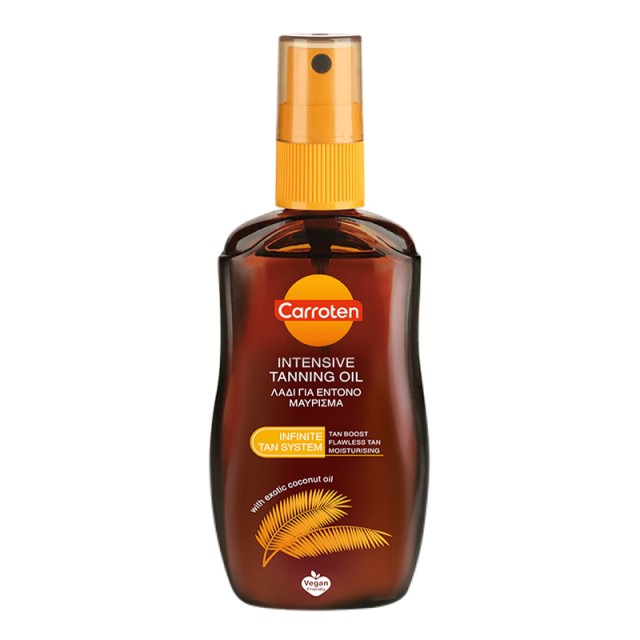 Carroten Intensive Tanning Oil SPF0, Λάδι Μαυρίσματος για Έντονο Μαύρισμα, 50ml