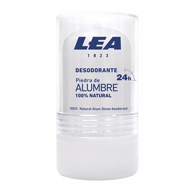 Lea 100% Natural Alum Stone Deodorant, 100% Φυσική Πέτρα Στυπτηρίας καταπολεμά την Οσμή σώματος, Ρυθμίζοντας την εφίδρωση χωρίς να φράζει τους πόρους 120gr