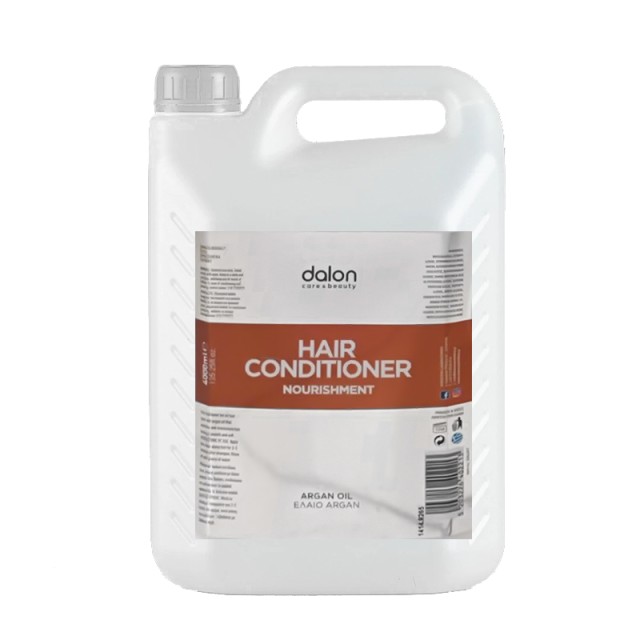 Dalon Nourishment Hair Conditioner, Μαλακτική Κρέμα Θρέψης Μαλλιών με Έλαιο Argan, 4lt