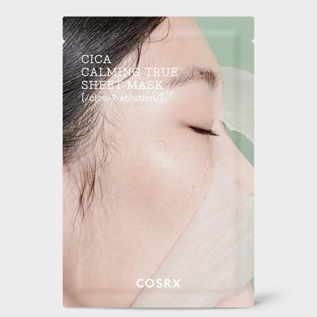 COSRX Pure Fit Cica Calming True Sheet Mask, Καταπραϋντική Ενυδατική Μάσκα Προσώπου με εκχυλίσματα Centella Asiatica & Pure Fit Cica-7 Complex Καταπραΰνει, Αναπλάθει & Αποκαθιστά το Ευαίσθητο Δέρμα, 1τμχ